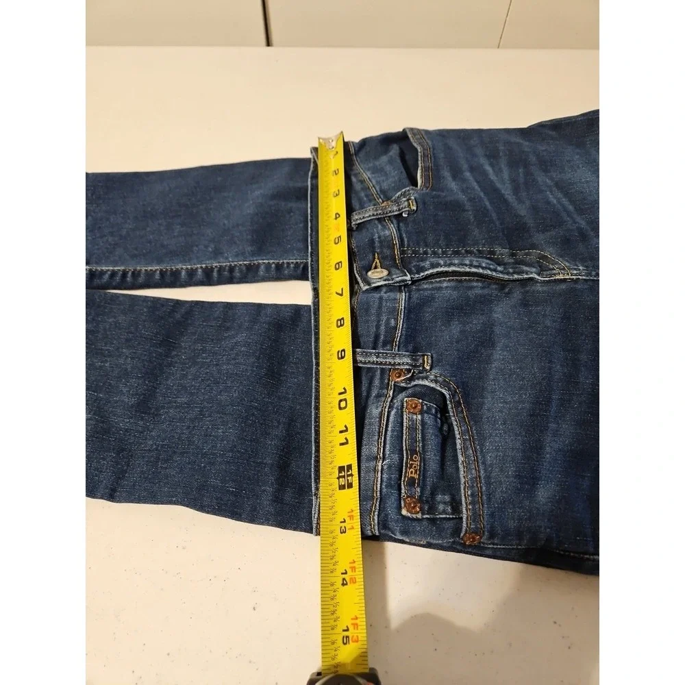Polo Ralph Lauren Jeans Youth Size 14 Blue 'The Sullivan Slim' Distressed (A1031